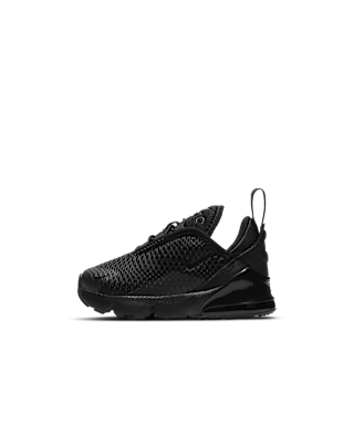 Nike Little Kids Air Max 270 Casual Shoes in Black Black Size 11.0